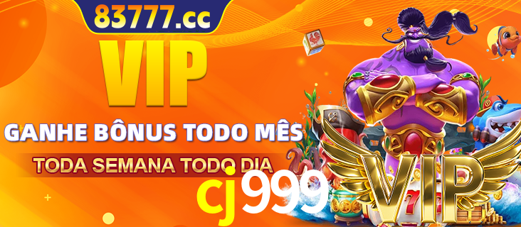 Banner promocional do cj999 oferecendo 100% de recompensas adicionais contínuas para quem fizer o login diário (Daily sign-in), com um mascote de coelho.