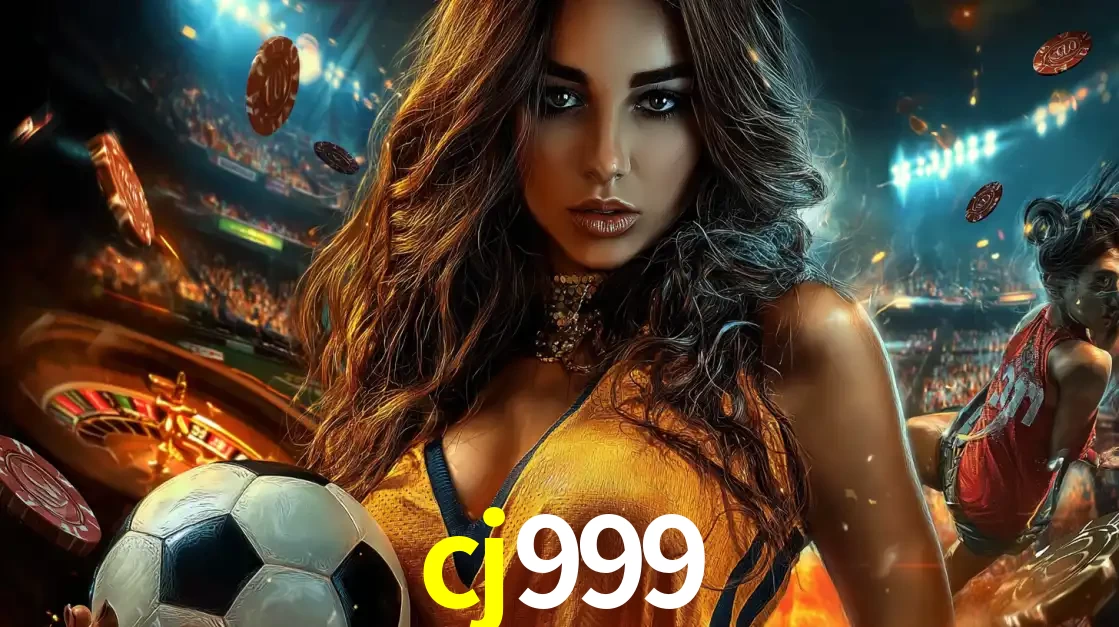 Mulher segurando uma bola de futebol em uma montagem que mistura a paixão esportiva com a emoção da roleta de cassino, tudo disponível na plataforma cj999.
